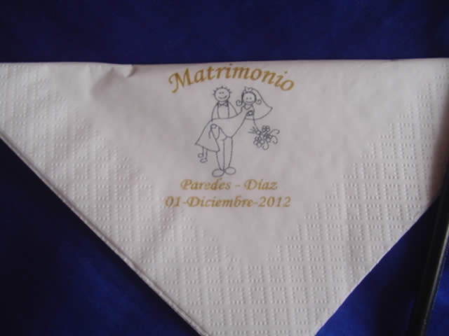 Servilletas para Matrimonios